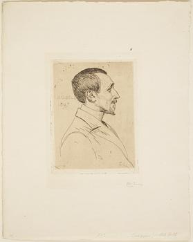 CARL LARSSON, etsning, monogramsignerad, daterad i plåten 1897.