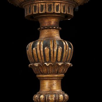 TAKLAMPA, Louis XVI-stil, tidigt 1900-tal. Höjd ca 82 cm.