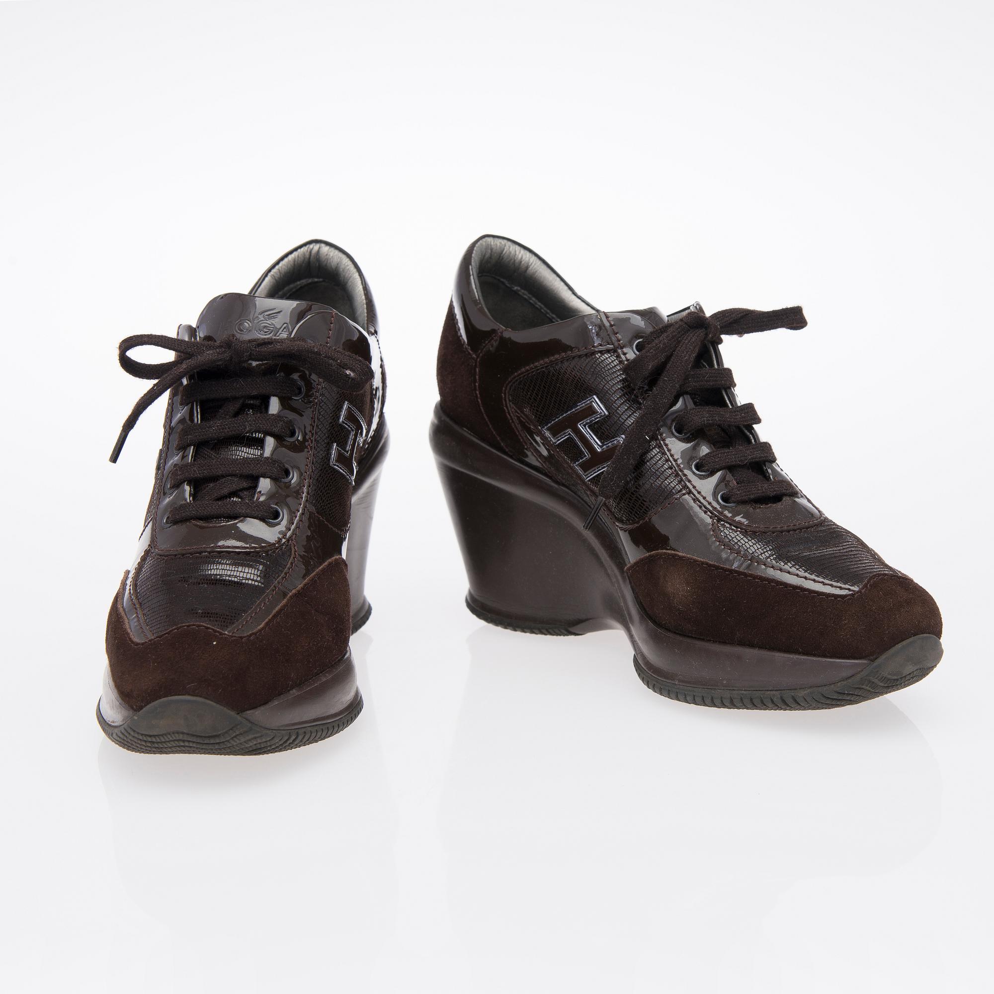 A Pair of HOGAN High Heel Sneakers size 38. Bukowskis
