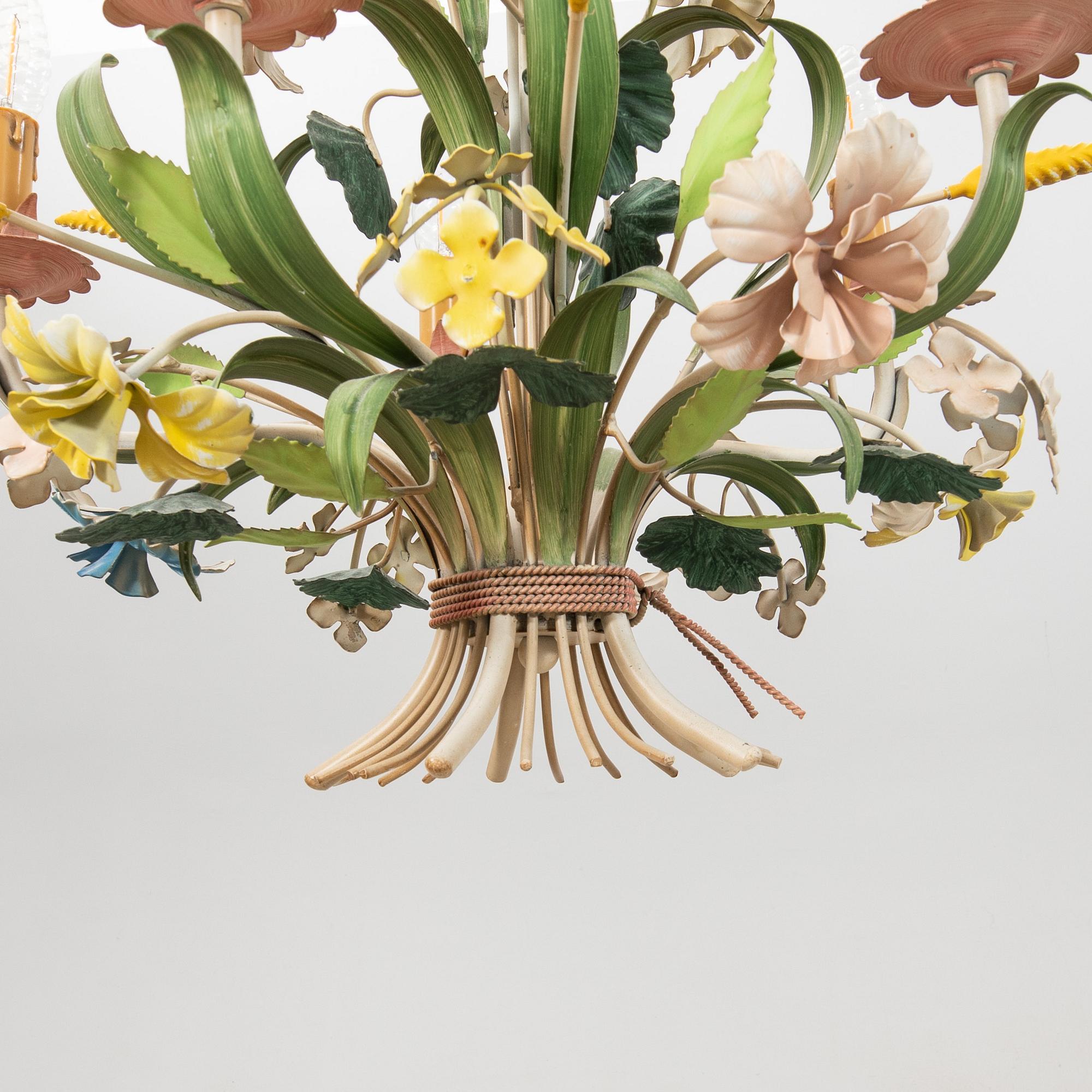 Taklampa Italien 1900-talets andra hälft.