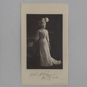 Two german royal photographs, signed and dated 1899 and 1988.