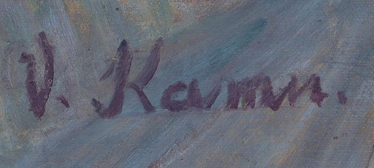 VÄINÖ KAMU, olja på duk, signerad.