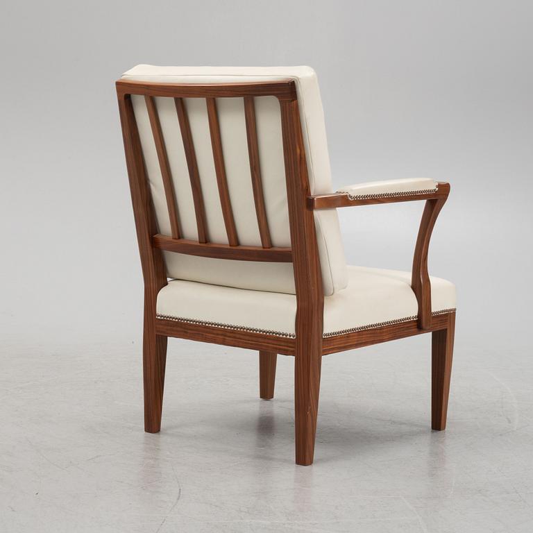 Josef Frank, a model 868 armchair, Firma Svenskt Tenn, Sweden.