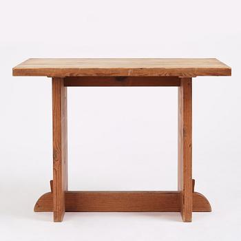 Axel Einar Hjorth, a rare sized pine 'Lovö' console table, Nordiska Kompaniet, Sweden 1930s.