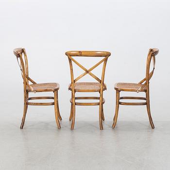 5 CHAIRS, first half of the 20th century.