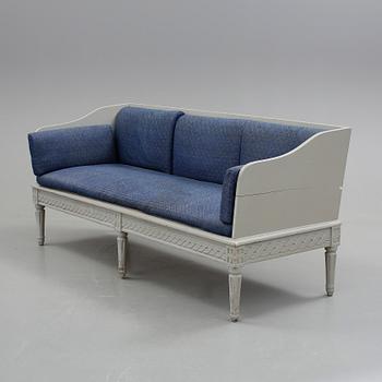 TRÅGSOFFA, gustaviansk, 1700-talets slut.