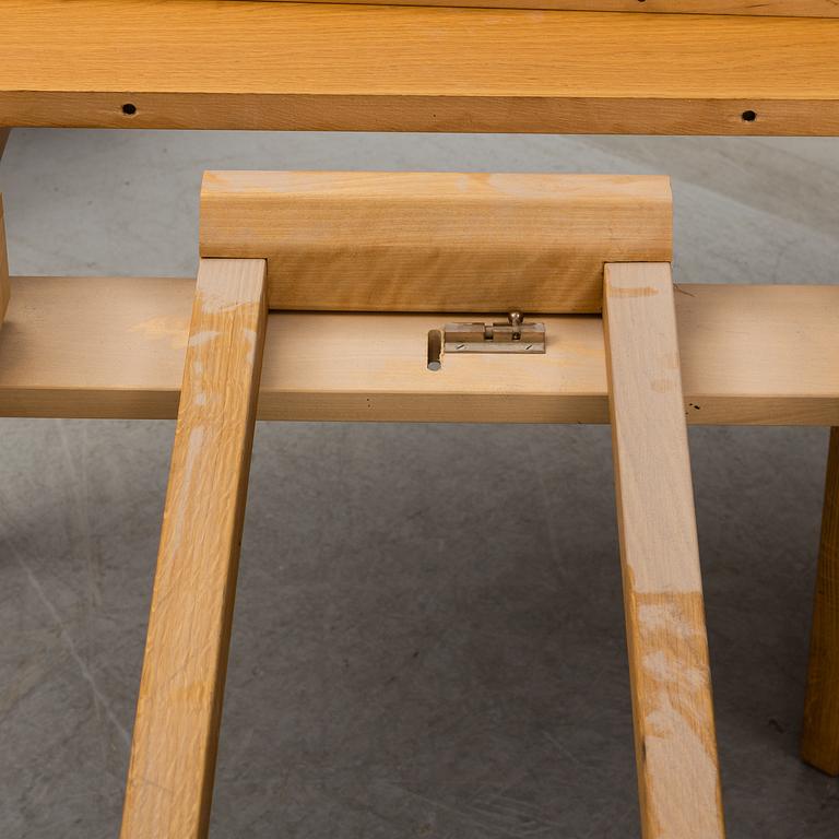 CARL MALMSTEN, matsalsgrupp 7 delar, "Ambassadör", Åfors Möbelfabrik.