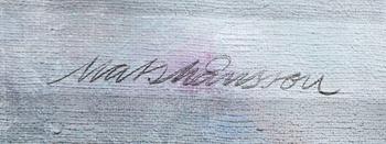 Mats Månsson, olja på duk signerad.