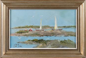 OLLI JOKI, olja på duk, signerad och daterad 2014.