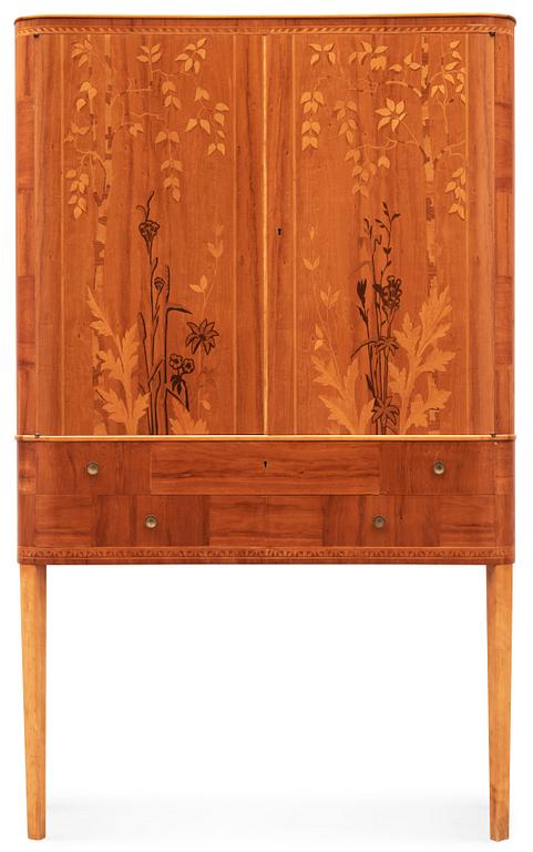 Carl Malmsten, A Carl Malmsten Swedish Modern cabinet 'Björkhagen', executed by cabinetmaker Tage Bjarnehall, Stockholm 1943.