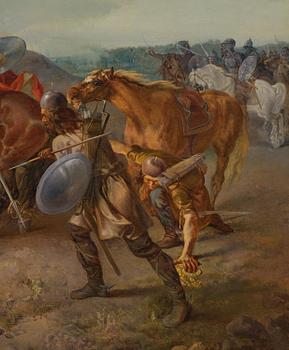 Oskar Leonard Andersson, Bataljscen.