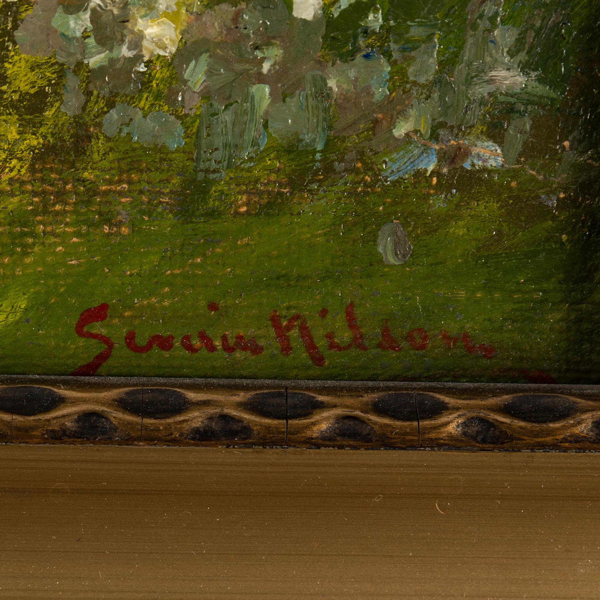 SEVERIN NILSON, oil on canvas, signed.