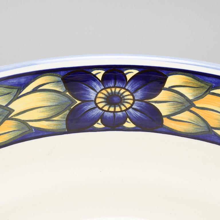 A porcelain bowl by Royal Copenhagen, "Blue Pheasant", second half of the 20th century.