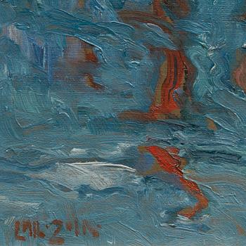 EMIL ZOIR, olja på duk, signerad.