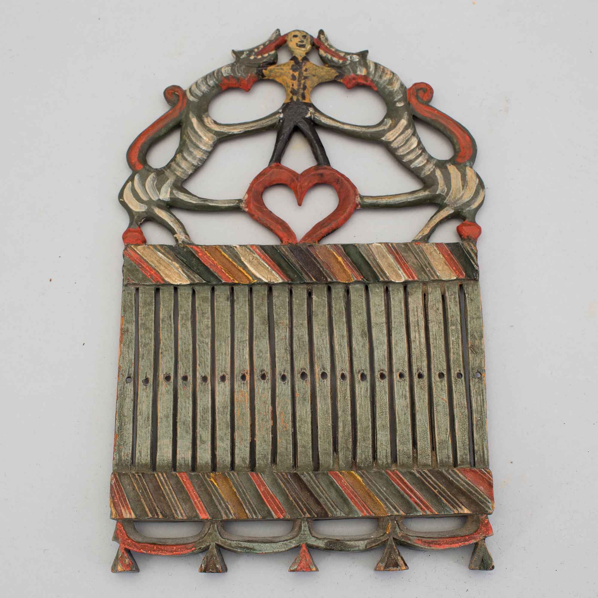 A traditional folk art weaving object Forsa Hälsingland 19th century.