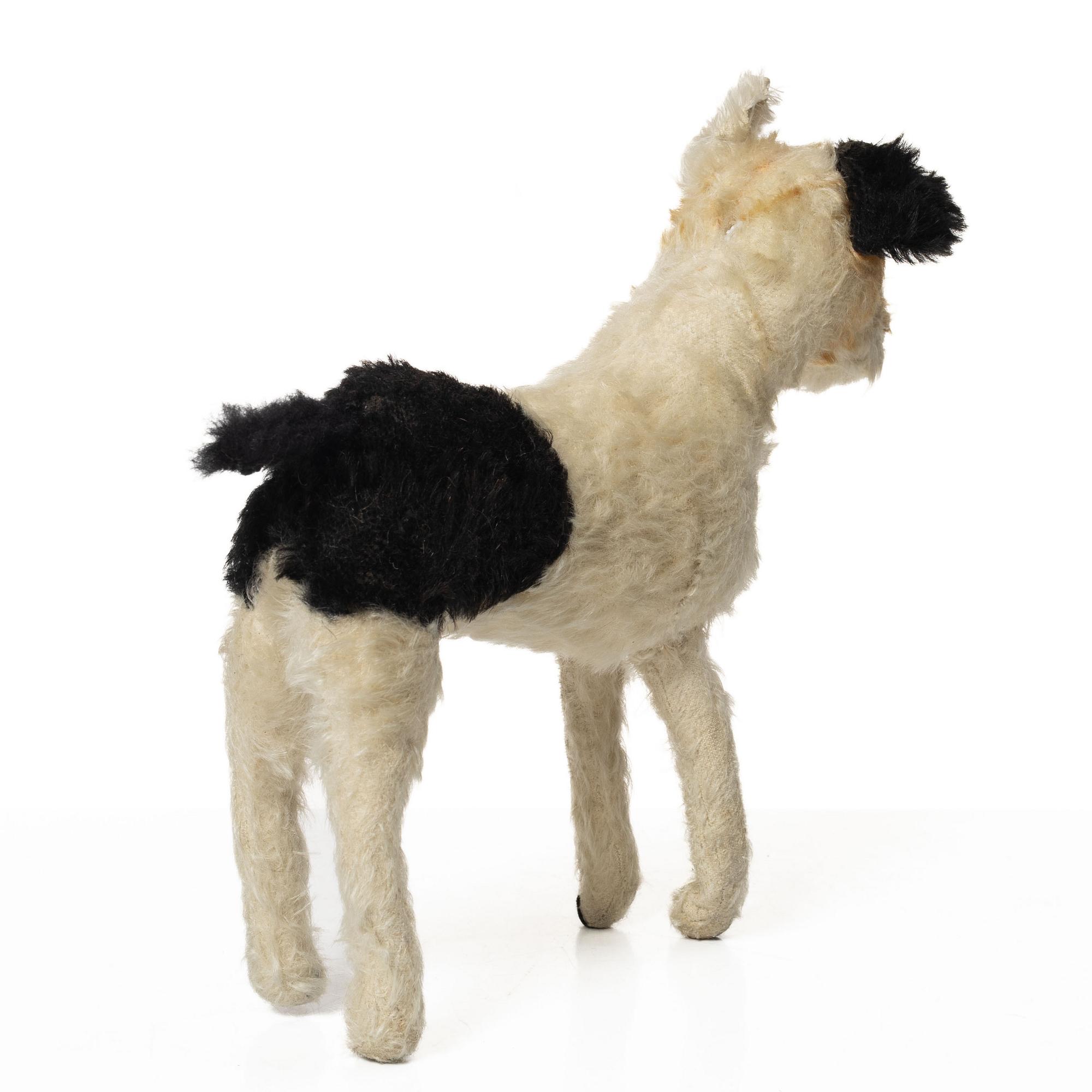 Steiff, dog, fox terrier, Germany 1930s.