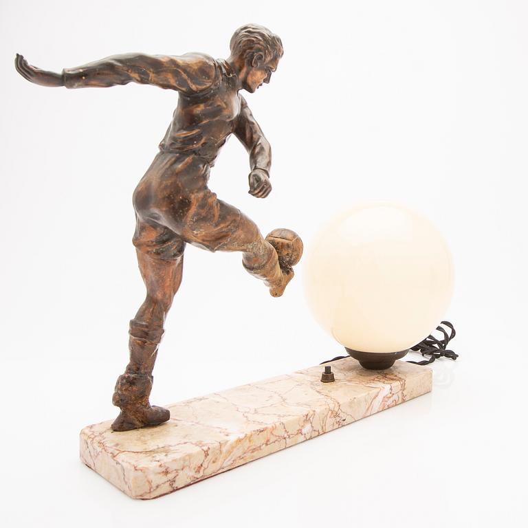 Table lamp, 20th century.