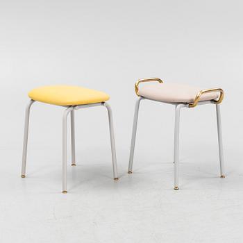 Mathieu Gustafsson, two prototype stools, Ói, 2019.