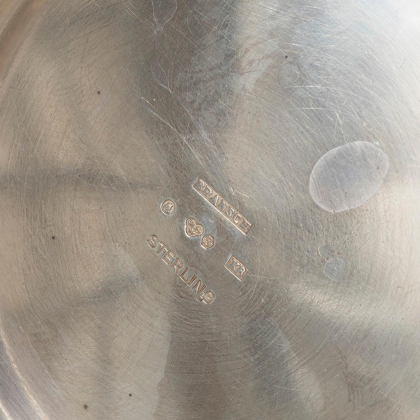 A Swedish sterling silver beaker, mark of Oscar L Olausson Bransch, Stockholm 1948.