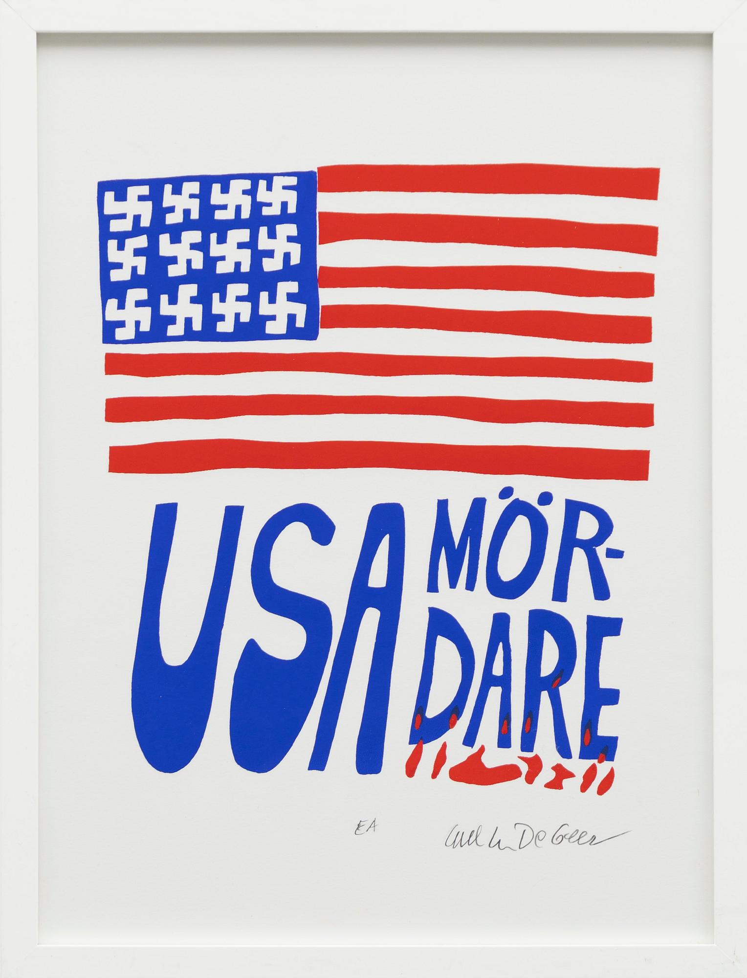 Carl Johan De Geer, "USA Mördare".