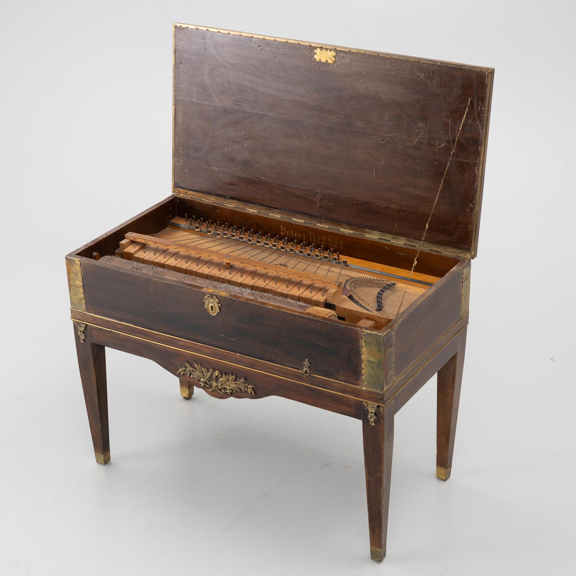 Pianoharpa / vevpiano, 1800-talets slut.