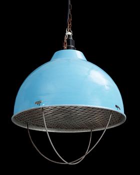 INDUSTRILAMPA, Bejs nr 5, 1900-talets mitt, H ca 50.