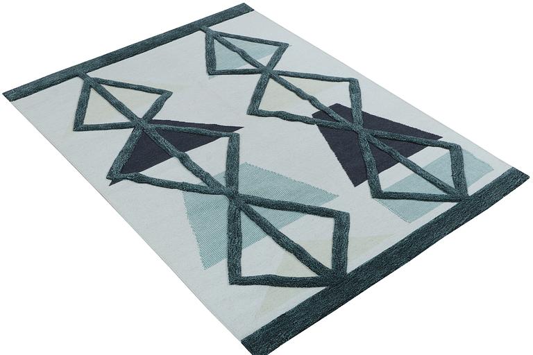 A Kilim with modern design, c. 226 x 162 cm.