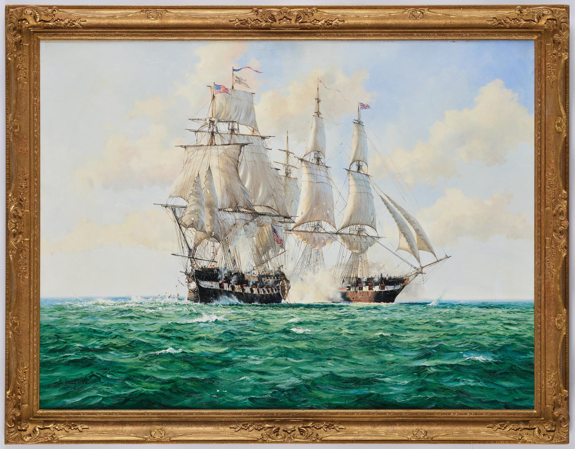 Barry Mason, "Shannon" in battle with "Chesapeake".