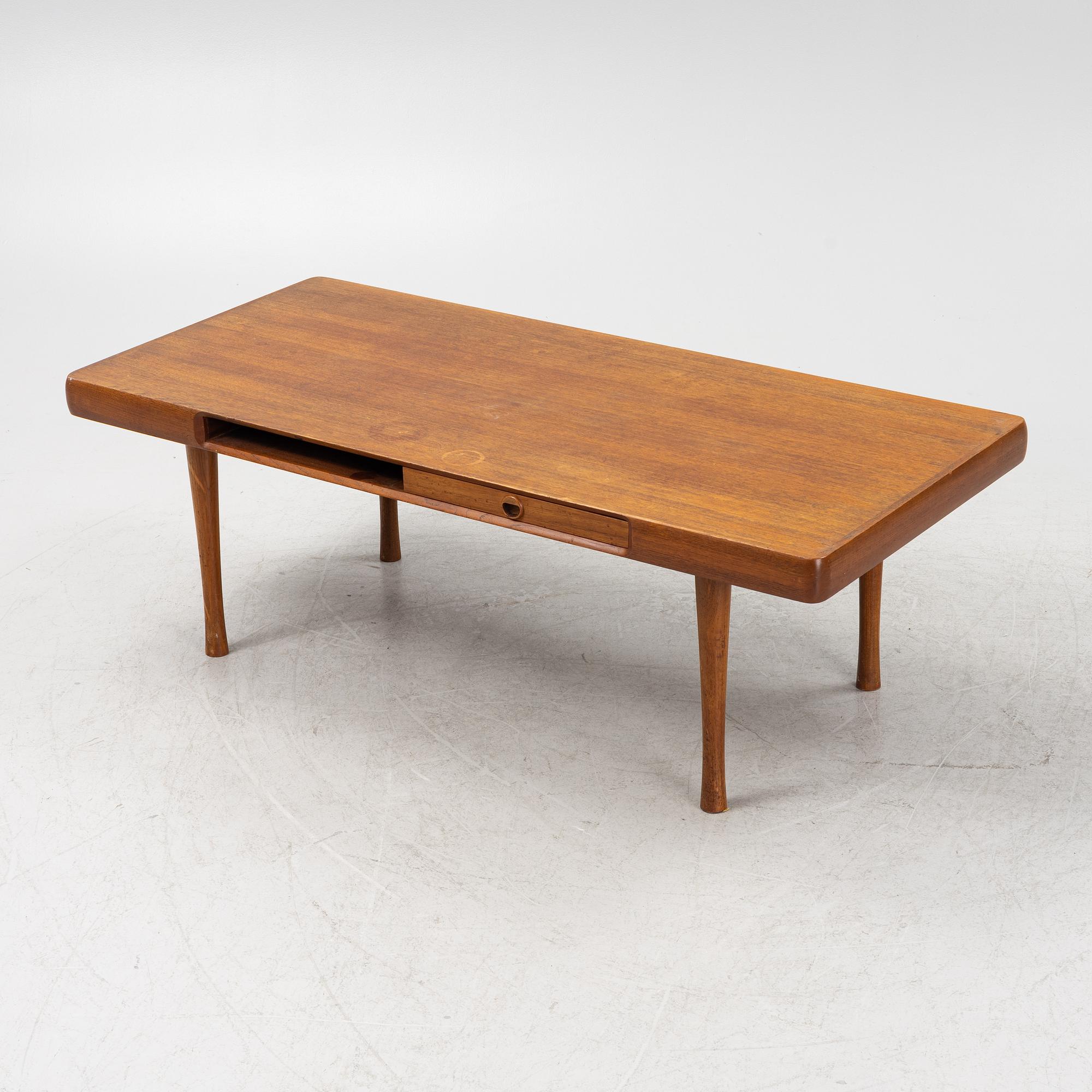 A teak coffee table by Ganddal Møbelfabrik, Norway, second half of the 20th century.