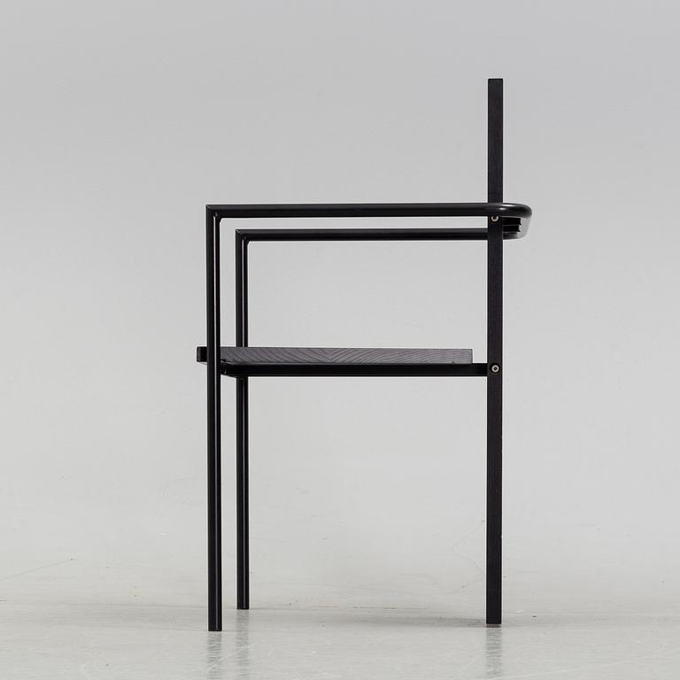 A 'Concrete' armchair by Jonas Bohlin for Källemo, designed 1980.