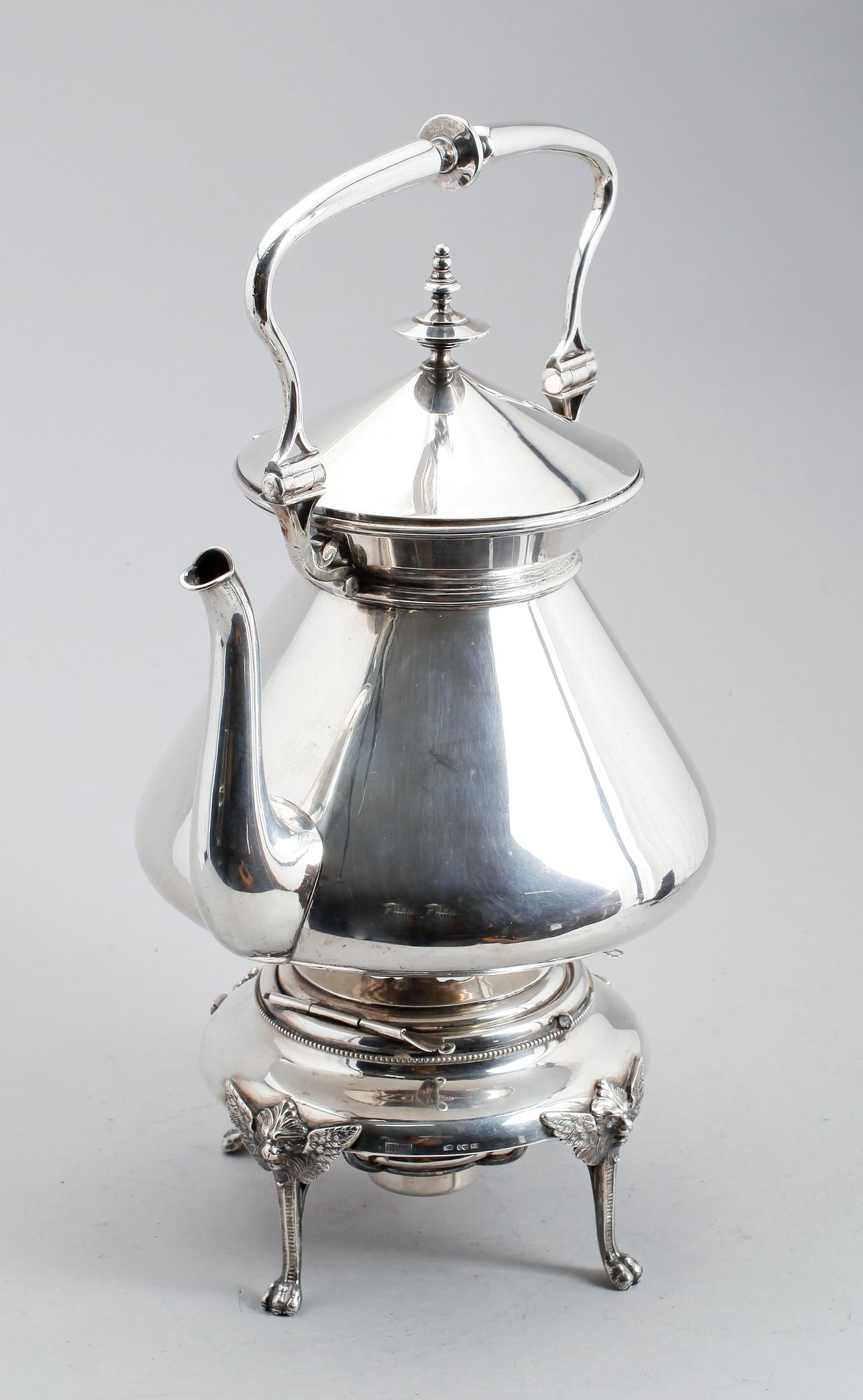 TEKÖK, silver, Stockholm 1891. Vikt ca 1873 gram.