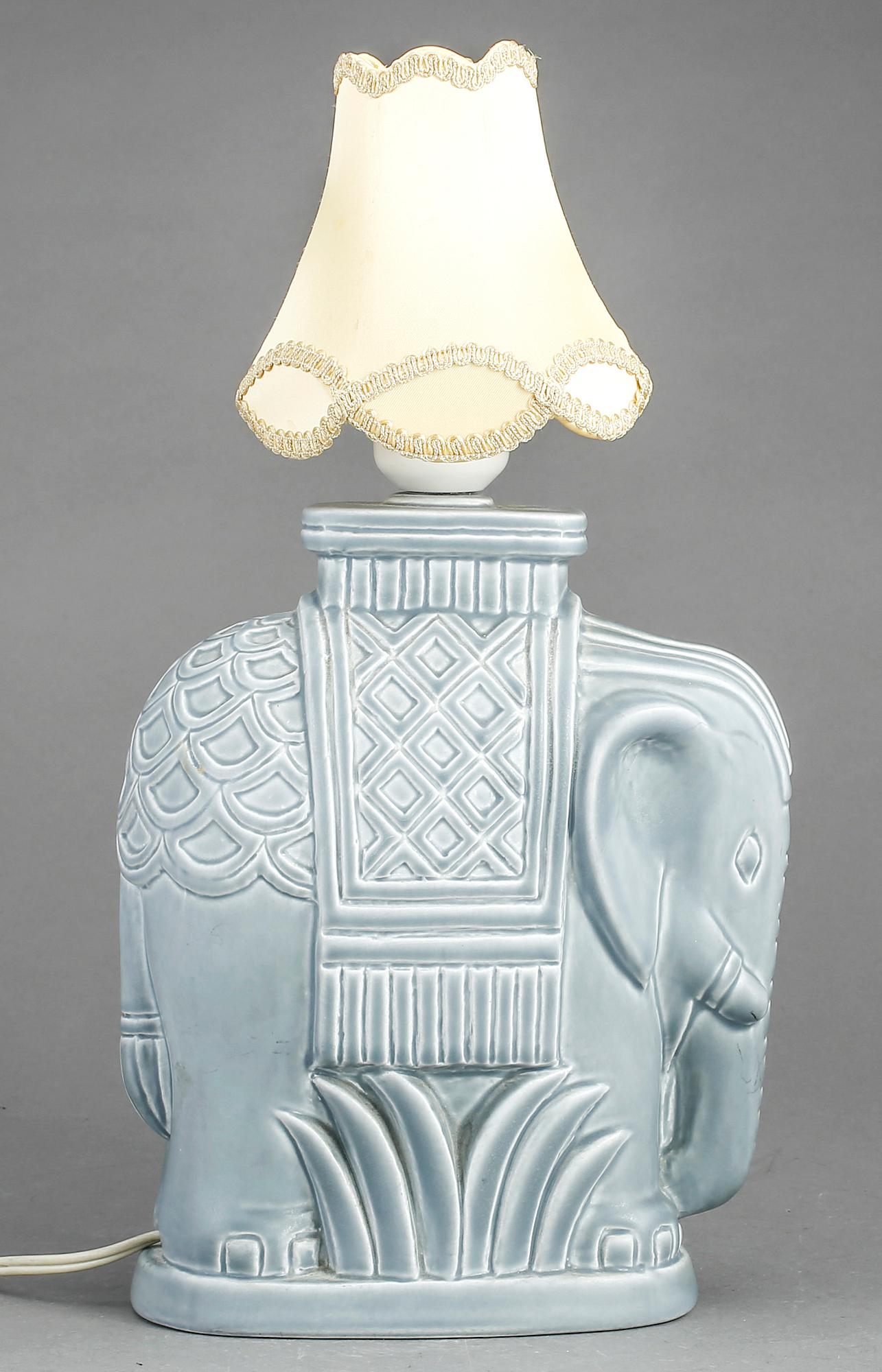 BORDSLAMPA, stengods, troligen Gunnar Nylund, Rörstrand, 1940-50-tal.