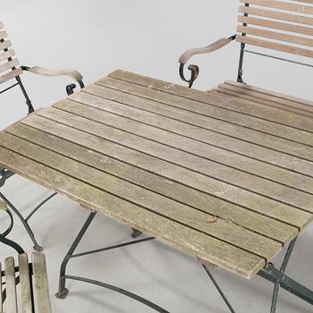 A garden group of four pieces, second half of the 20th century.