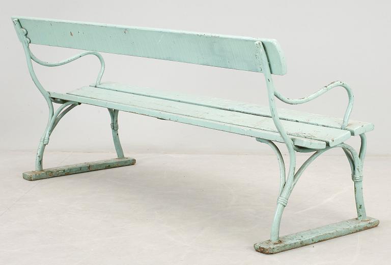 PARKBÄNK, troligen tidigt 1900-tal.