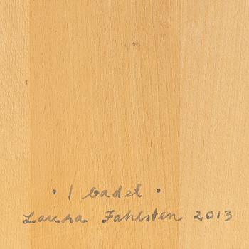 Laura Fahlsten, tempera on panel, signed and dated 2013 verso.