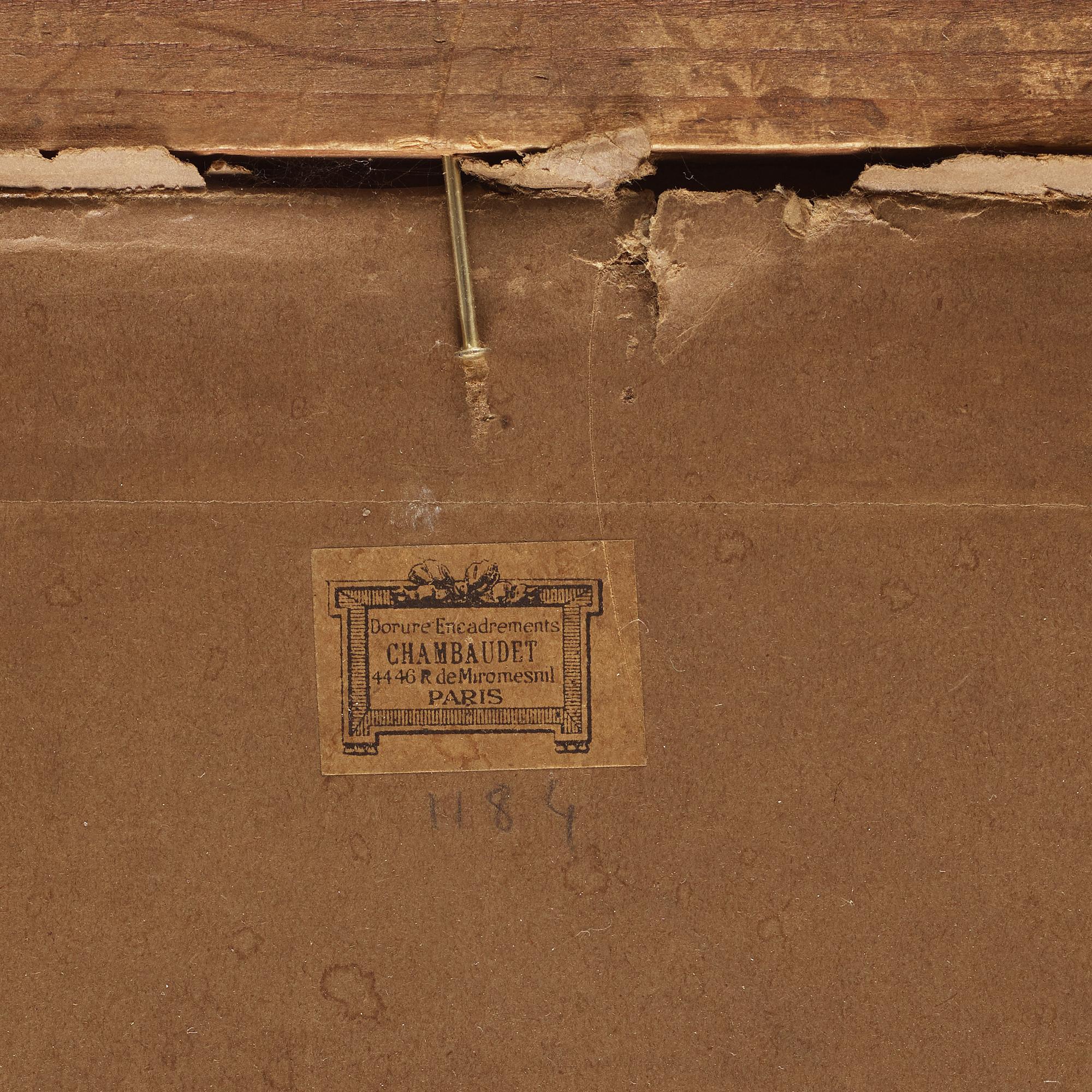 GASTON CHARLES VARENNE, attributed to, oil on panel, signed.