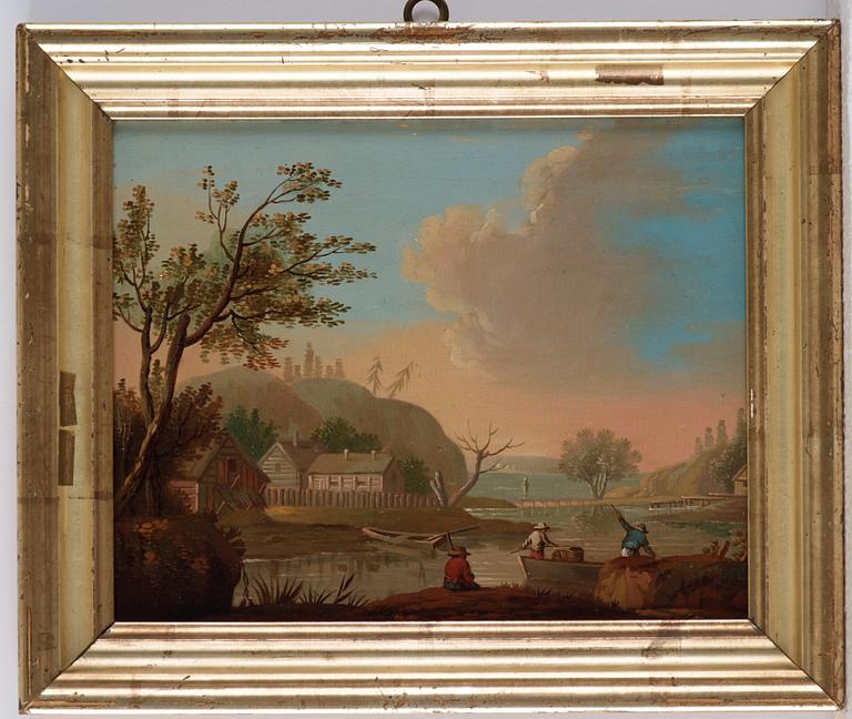 Johan Philip Korn, Pastorala landskapsscener, 3 st.