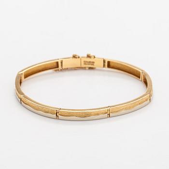 Juhani Linnovaara, armband, 18K guld och platina, Lapponia 1978.