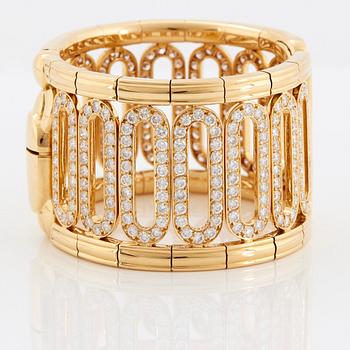 Cartier "Scarab" a cuff bracelet.