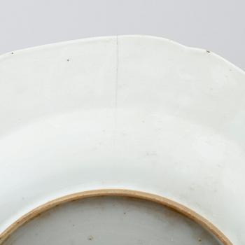 TALLRIKAR, 4 st, porslin, Kina, 1700-tal.