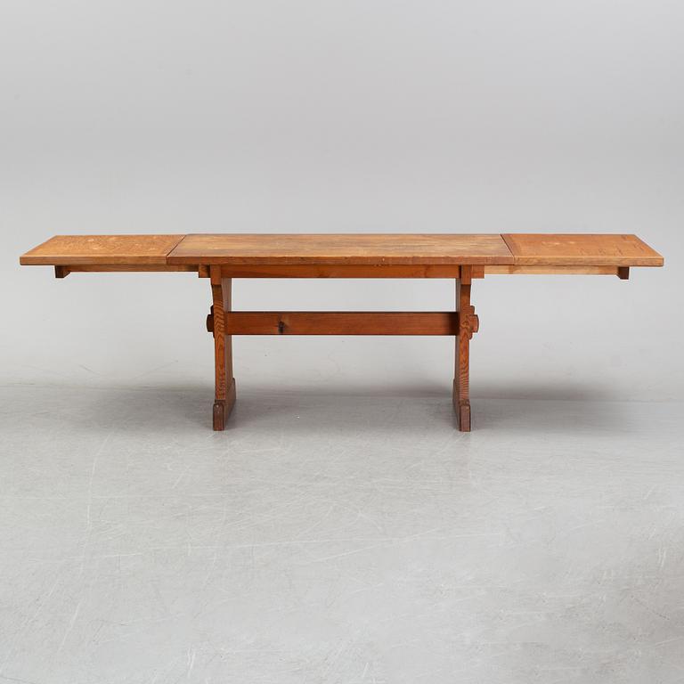 Axel Einar Hjorth, attributed to. A pine table, Nordiska Kompaniet, 1940's.