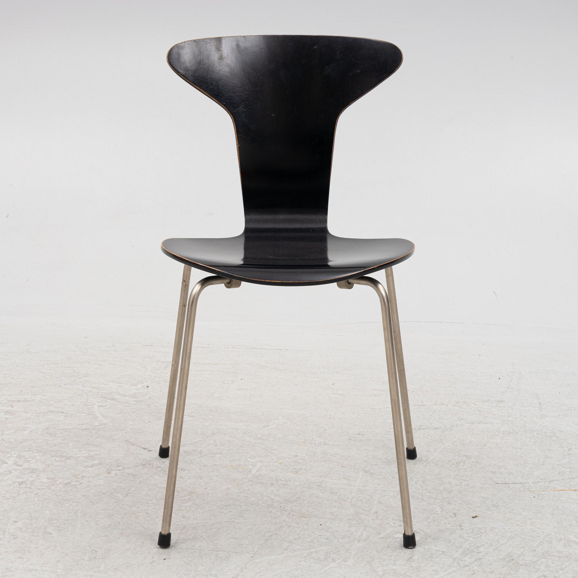 Arne Jacobsen, stol för Munkegaardskolan, Fritz Hansen, Danmark, 1950-tal.