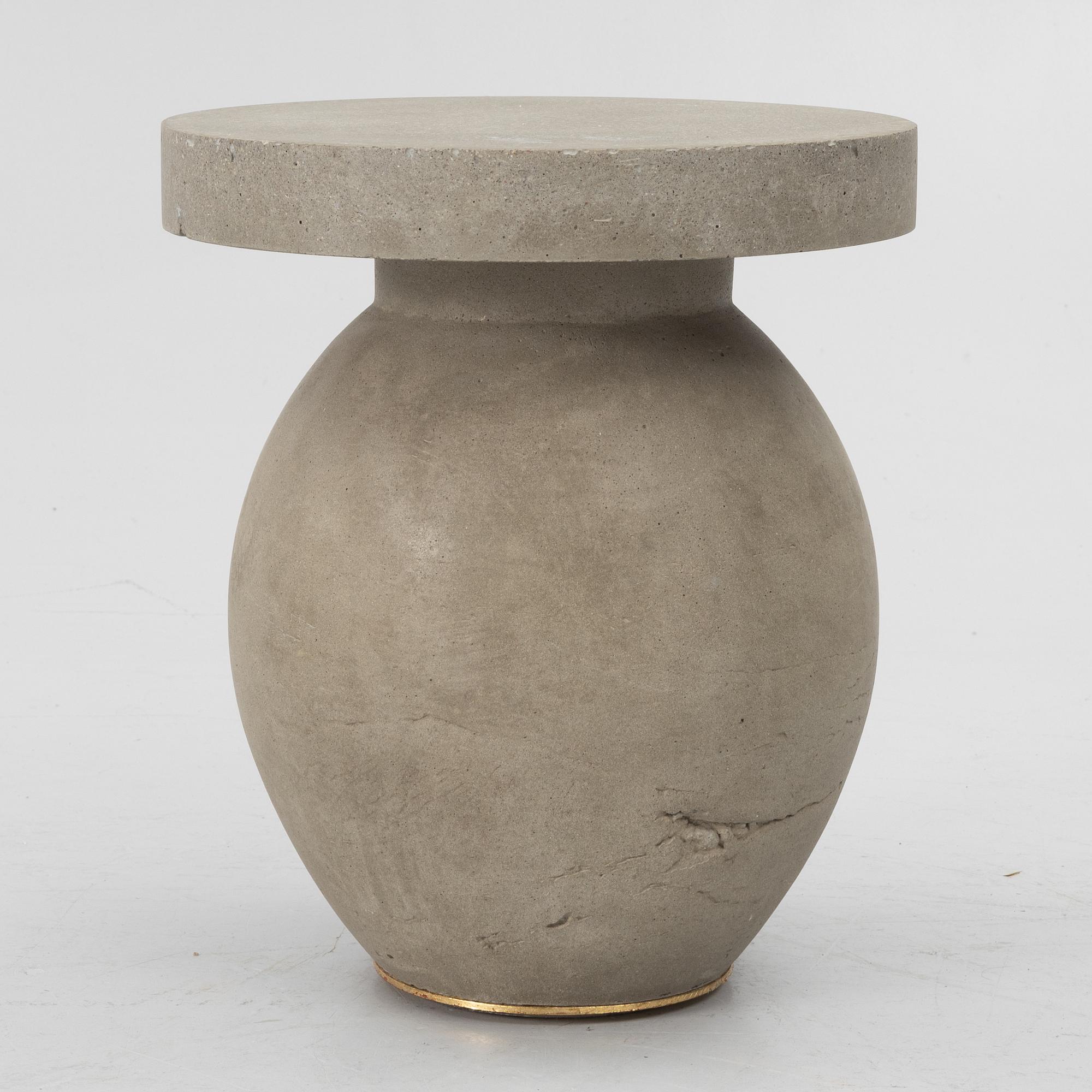 Eva-Lotta Axelsson, a 'Notkate' side table by Nude Ateljé.