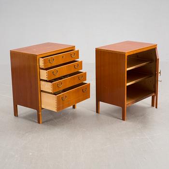 BYRÅ och SKÅP, 2 delar, "Futura"-serien, David Rosén, Nordiska Kompaniet, 1900-talets mitt.