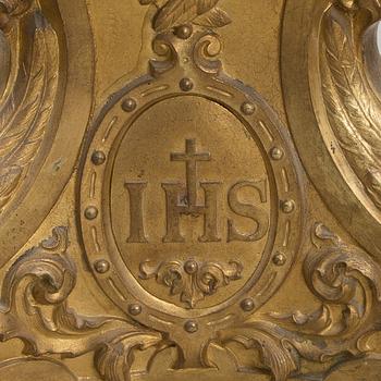 LJUSSTAKAR, ETT PAR, 1800-tal.