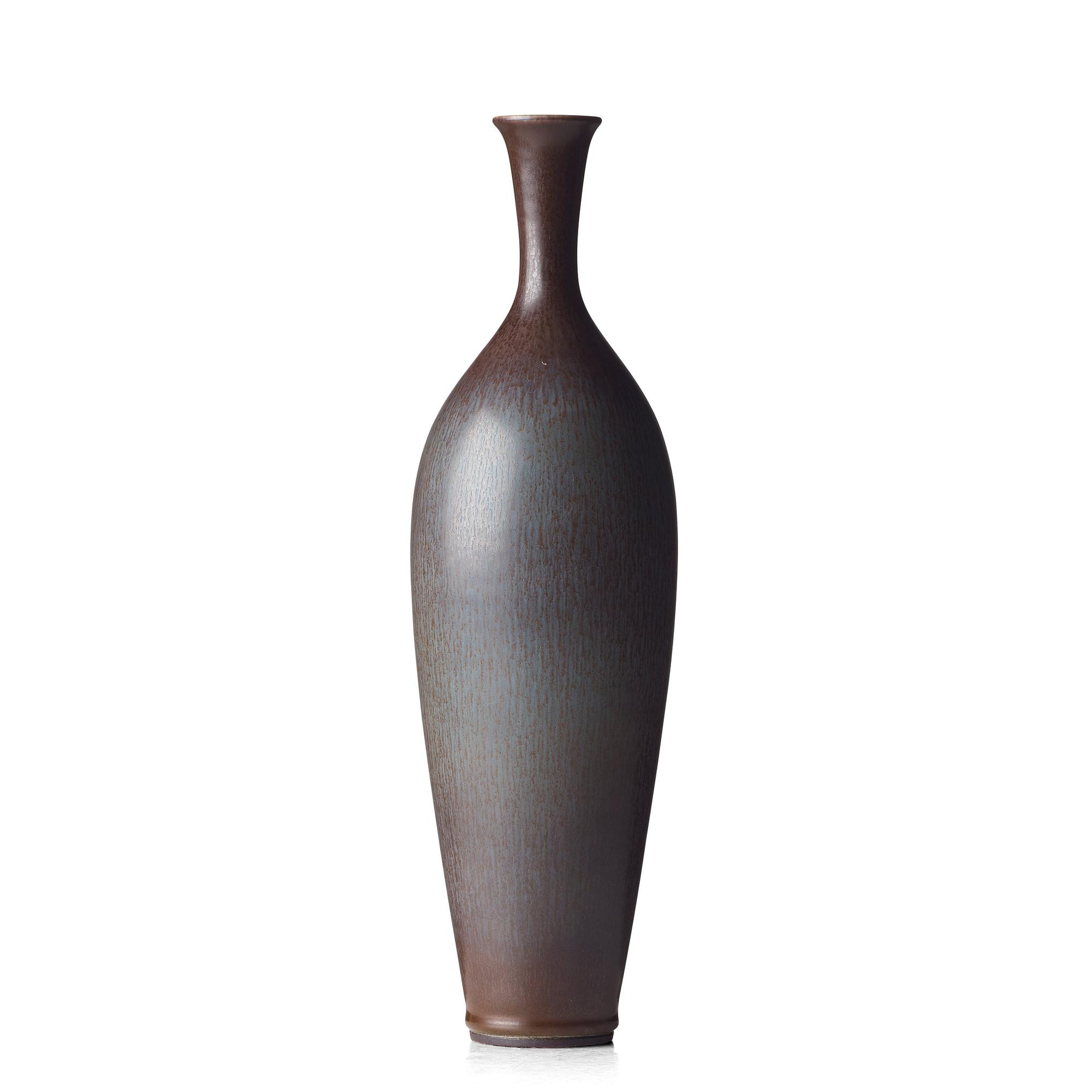 Berndt Friberg, a stoneware vase, Gustavsberg studio, Sweden 1954.
