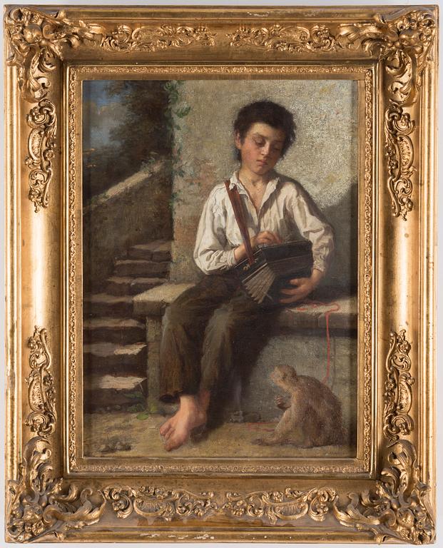 UNKNOWN ARTIST, 19th Century, oil on canvas, signed and dated Paris 1858.