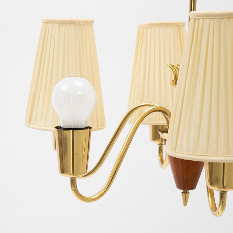 A Swedish Modern ceiling lamp, 1940's/50's.