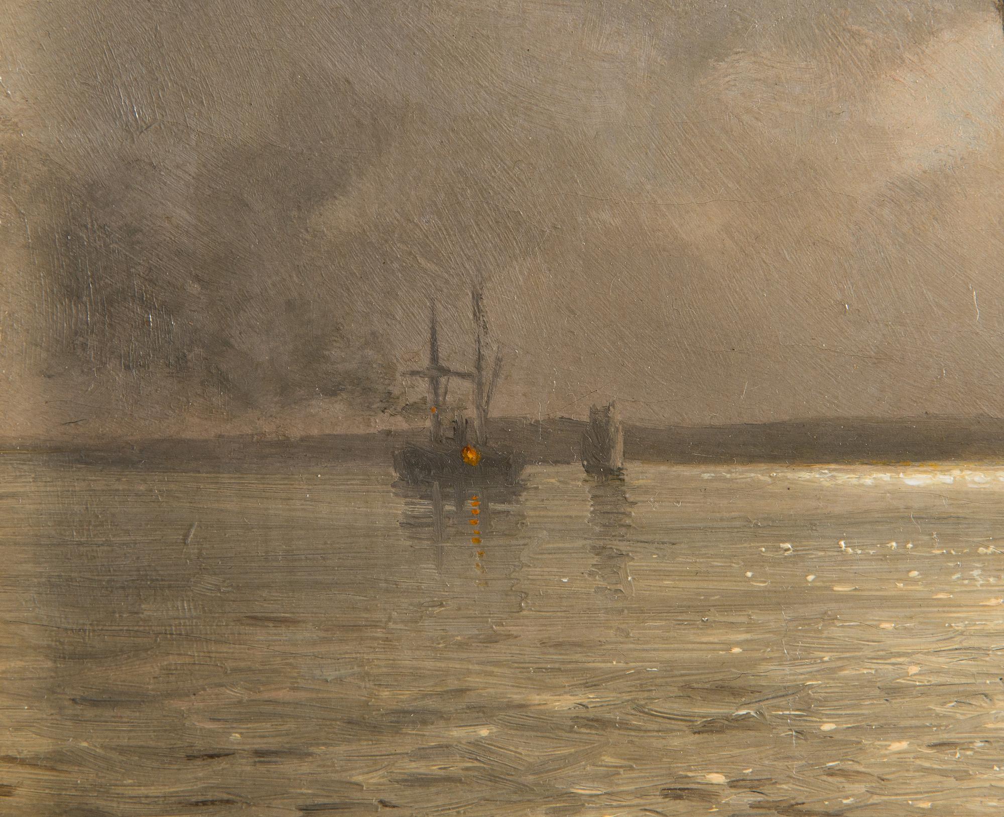 Oscar Kleineh, Sailing at Twilight.