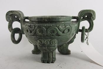 RÖKELSEKAR, sten, Kina.